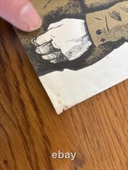 Rare WWII US Army Air Forces Poster 909th Engineer Gas NCO Training Aid 12x17