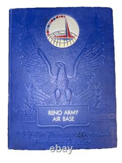 Rare WWII U. S. Reno ARMY Air Base Book Official military documents signed War