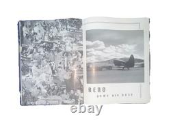 Rare WWII U. S. Reno ARMY Air Base Book Official military documents signed War