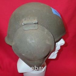 Rare Ww2 Us Army Air Corps M3 Bombers Flak Helmet # 41