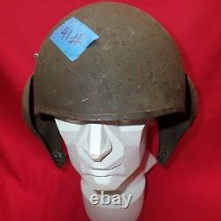 Rare Ww2 Us Army Air Corps M3 Bombers Flak Helmet # 41