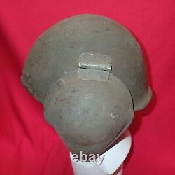 Rare Ww2 Us Army Air Corps M3 Bombers Flak Helmet # 41