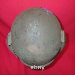 Rare Ww2 Us Army Air Corps M3 Bombers Flak Helmet # 41