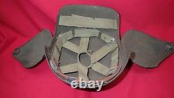 Rare Ww2 Us Army Air Corps M3 Bombers Flak Helmet # 41