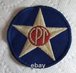 Rare Wwii Army Air Corps Civilian Pilots Training Patch 3 Round Read