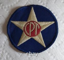 Rare Wwii Army Air Corps Civilian Pilots Training Patch 3 Round Read