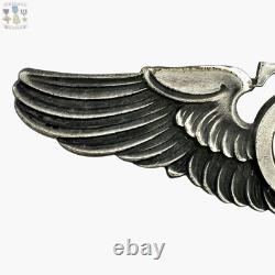 Rare Wwii Army Air Corps Technical Observer Wings Badge 3-1/8 Size Gemsco N. Y