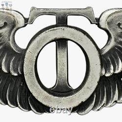 Rare Wwii Army Air Corps Technical Observer Wings Badge 3-1/8 Size Gemsco N. Y