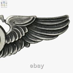 Rare Wwii Army Air Corps Technical Observer Wings Badge 3-1/8 Size Gemsco N. Y