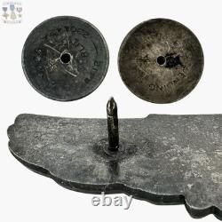 Rare Wwii Army Air Corps Technical Observer Wings Badge 3-1/8 Size Gemsco N. Y