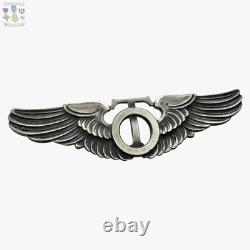 Rare Wwii Army Air Corps Technical Observer Wings Badge 3-1/8 Size Gemsco N. Y