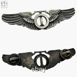 Rare Wwii Army Air Corps Technical Observer Wings Badge 3-1/8 Size Gemsco N. Y