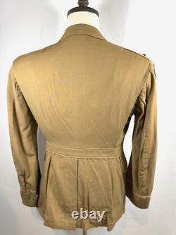 Rare Wwii Us Army Air Force Pilot Aviator Belted Tropical Uniform 1944 Named