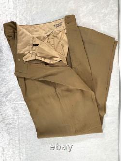 Rare Wwii Us Army Air Force Pilot Aviator Belted Tropical Uniform 1944 Named