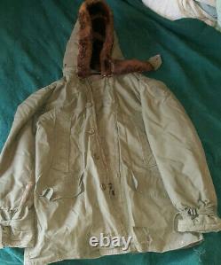 Real WW2 War B-11 Army Air Force Jacket Military Coat Sz 38 WWII USA