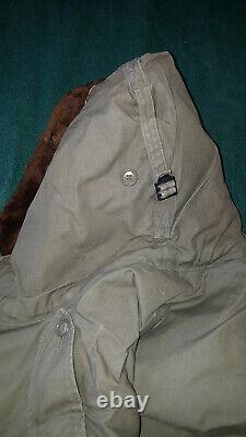 Real WW2 War B-11 Army Air Force Jacket Military Coat Sz 38 WWII USA