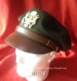 Repro WW2 USAAF Air Force Officer Crusher Cap Hat Flighter Style 100% Wool OD51