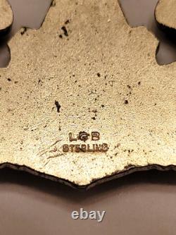 SENIOR PILOT WINGS STERLING WWII US ARMY AIR FORCES 3 SIZE Clutchback