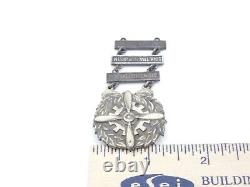 STR1291 Vintage WWII Military sterling Army Air Force Technician Badge 24.24g