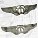 Scarce Sterling Wwii U. S. Army Air Corps Technical Observer Wings 3-1/8 Ww2
