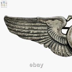 Scarce Sterling Wwii U. S. Army Air Corps Technical Observer Wings 3-1/8 Ww2