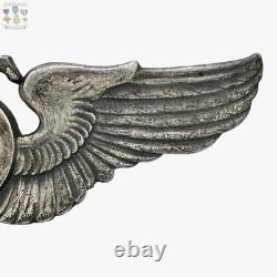 Scarce Sterling Wwii U. S. Army Air Corps Technical Observer Wings 3-1/8 Ww2