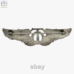 Scarce Sterling Wwii U. S. Army Air Corps Technical Observer Wings 3-1/8 Ww2