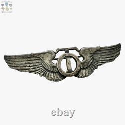 Scarce Sterling Wwii U. S. Army Air Corps Technical Observer Wings 3-1/8 Ww2
