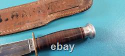 Scarce WWII US Army Air Corps AAC CASE Knife + Sheath 1st Variation