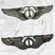 Scarce Wwii Army Air Corps Technical Observer Wings Badge 3-1/8 Size Sterling