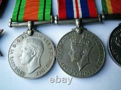 Sergeant WW2 N Africa Italy 1939-45 star SA Air Force & Territorial medal group