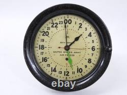 Seth Thomas 8 1944 WWII 24-Hour United States Army Air Forces Clock (very nice)
