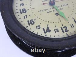 Seth Thomas 8 1944 WWII 24-Hour United States Army Air Forces Clock (very nice)