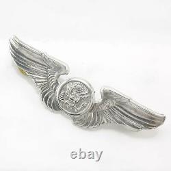 Silver Brooch Army Air Force U. S. WWII Pilot Wings Sterling