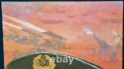 Soviet Armed Forces Soldiers Navy Air Forces Russian Military Poster Triptych