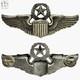 Sterling Command Pilot Wings Wwii Army Air Forces Badge 3 Size 26 Grams #233
