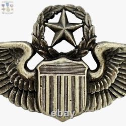 Sterling Command Pilot Wings Wwii Army Air Forces Badge 3 Size 26 Grams #233