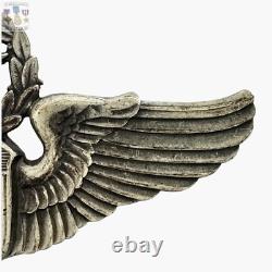 Sterling Command Pilot Wings Wwii Army Air Forces Badge 3 Size 26 Grams #233