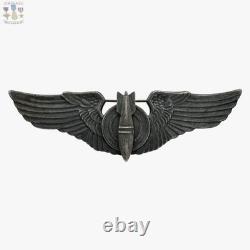 Sterling Juarez Wwii Army Air Corps Bombardier Wings Badge 3-1/4 Size Ww2