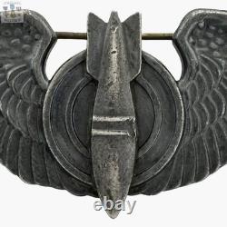 Sterling Juarez Wwii Army Air Corps Bombardier Wings Badge 3-1/4 Size Ww2