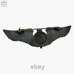 Sterling Juarez Wwii Army Air Corps Bombardier Wings Badge 3-1/4 Size Ww2