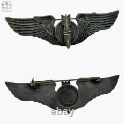 Sterling Juarez Wwii Army Air Corps Bombardier Wings Badge 3-1/4 Size Ww2