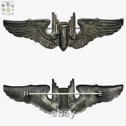 Sterling Pre Wwii U. S. Army Air Forces Aerial Gunner Wings Badge 3 Size #135