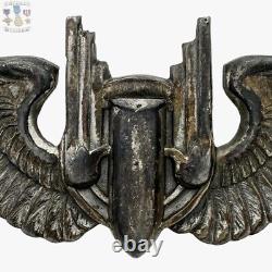 Sterling Pre Wwii U. S. Army Air Forces Aerial Gunner Wings Badge 3 Size #135