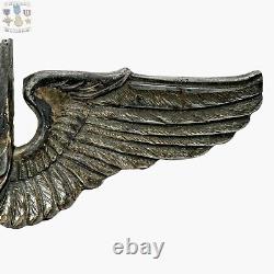 Sterling Pre Wwii U. S. Army Air Forces Aerial Gunner Wings Badge 3 Size #135