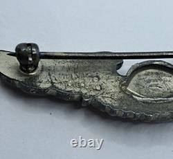 Sterling Silver 925 WWII US Army Air Force Navigator Wings Set 2 and 3 Inch
