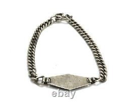 Sterling Silver WWII Army Air Corps One Son In Service Sweetheart Bracelet