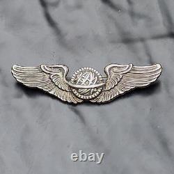 Sterling Silver WWII US Army Air Force Navigator Wings 3 INCH 925