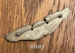 Sterling Silver WWII US Army Air Force Navigator Wings 3 INCH 925