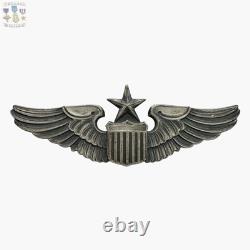 Sterling Wwii 1940's U. S. Army Air Corps Senior Pilot Wings 3 Size #308
